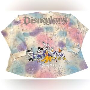 Disneyland 100 Years Of Wonder Anniversary Sweatshirt 2XL Spirit Jersey NWT
